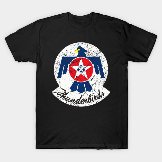 Thunderbirds USAF Vintage T-Shirt by Mandra